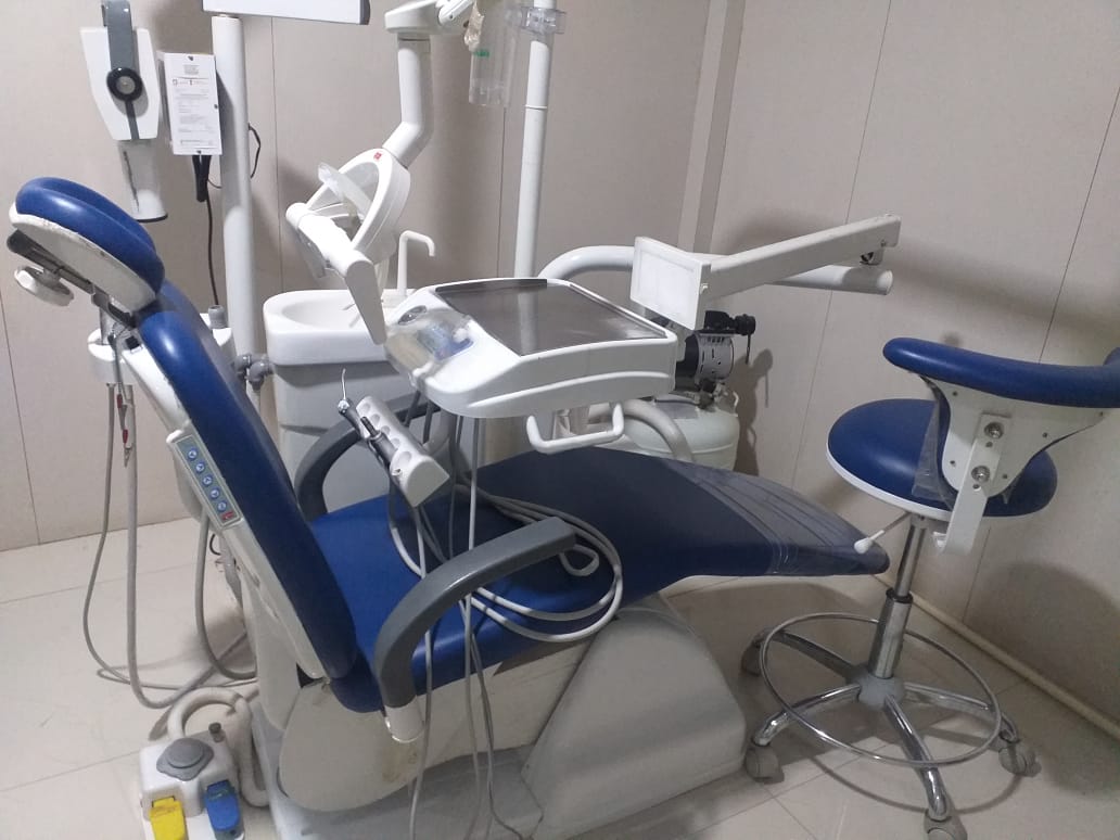 2 yrs Old Dental Chair Along With All Equipments For Sale At Worli